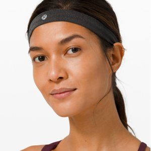 LULULEMON Grey Thin Headband WORN ONCE!